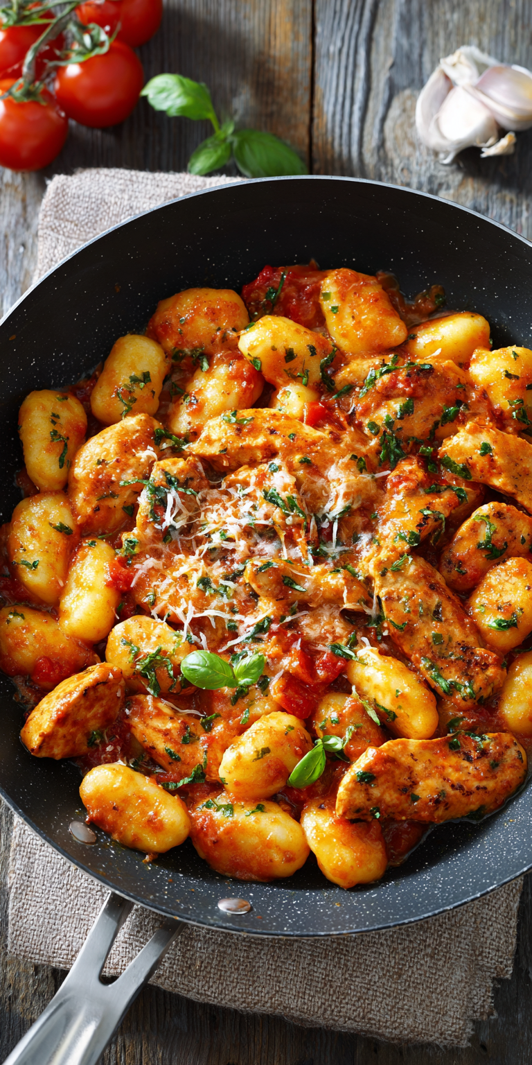 15-Minuten Gnocchi-Pfanne mit Tomaten – Schnelles Wohlfühlessen!