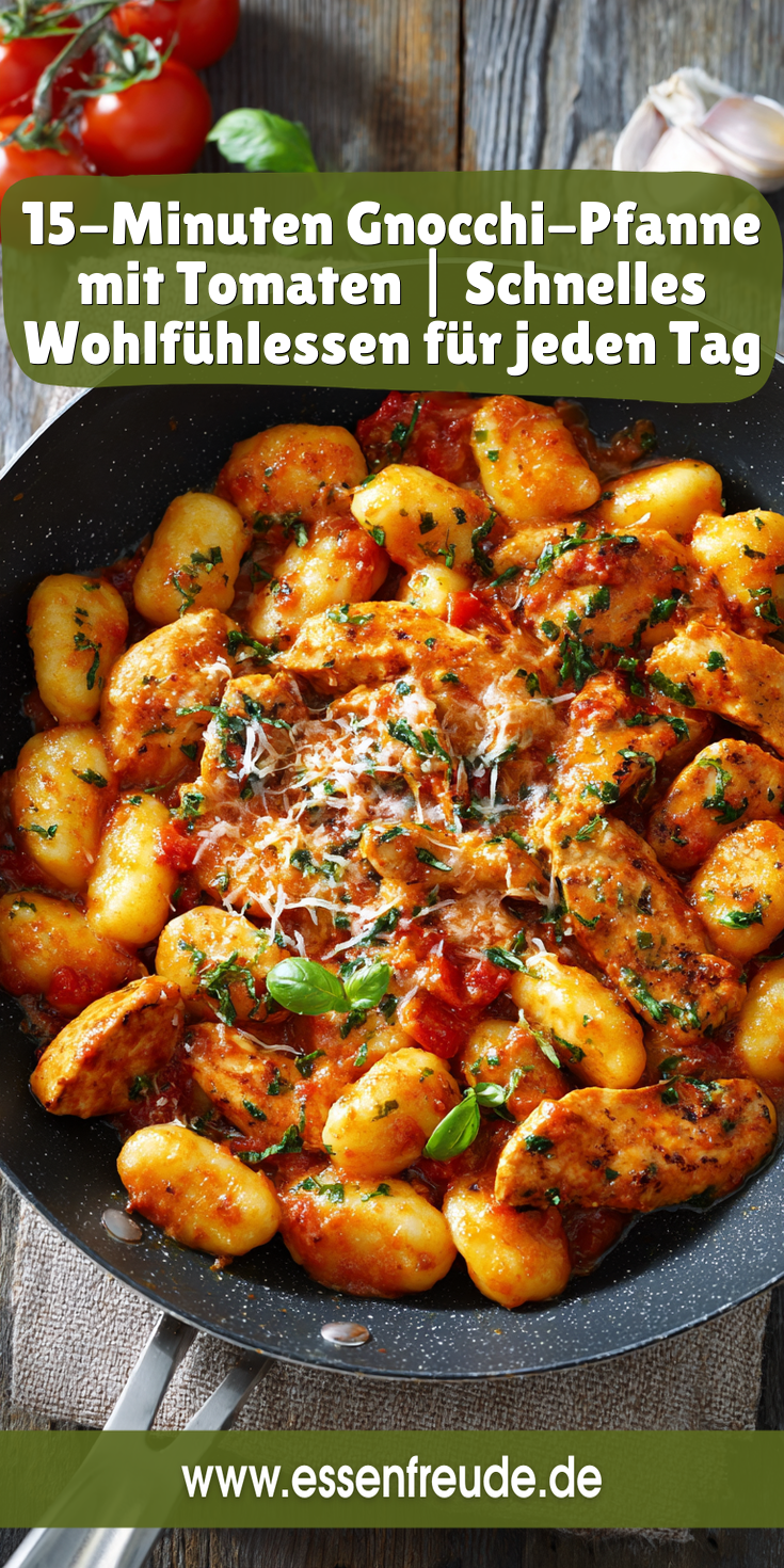 15-Minuten Gnocchi-Pfanne mit Tomaten – Schnelles Wohlfühlessen!
