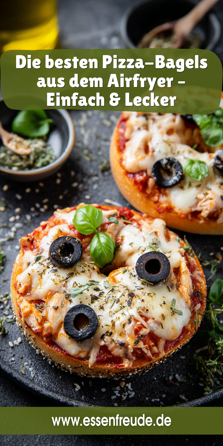 Air Fryer Pizza-Bagels