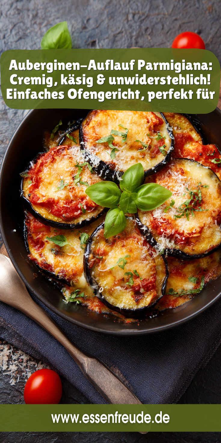 Auberginen-Auflauf Parmigiana: Cremig, käsig & unwiderstehlich!