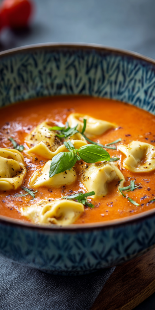 Cremige geröstete Tomatensuppe mit Mascarpone | Einfaches Rezept