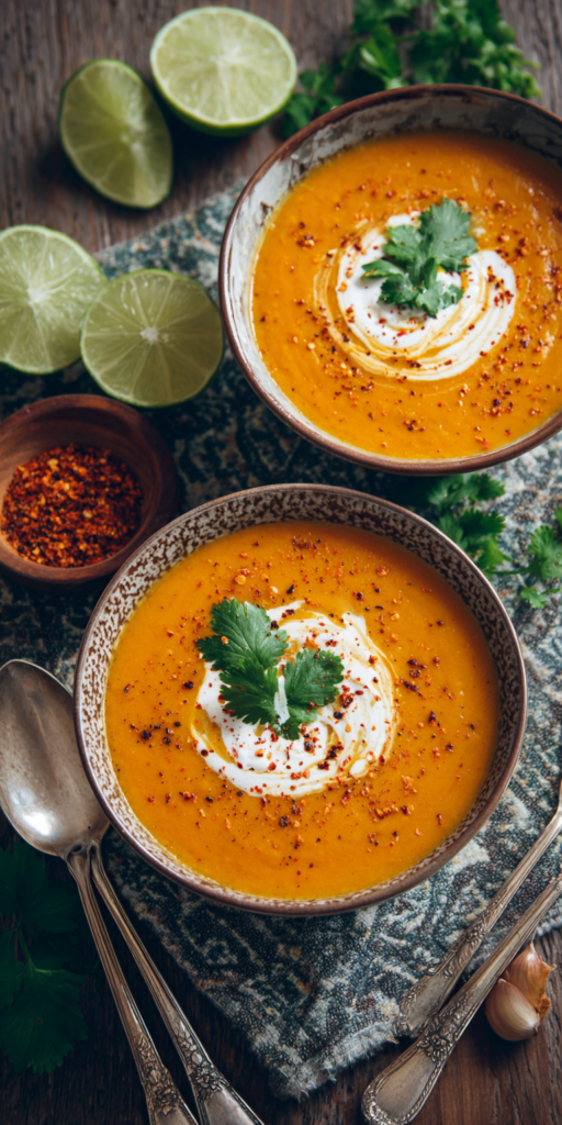 Cremige Rote Linsen Dal Suppe mit Kokosmilch - Einfach & Köstlich!