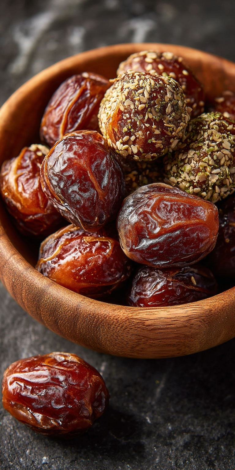 Dattel-Nuss Energiebällchen: Gesunder Snack für mehr Power!