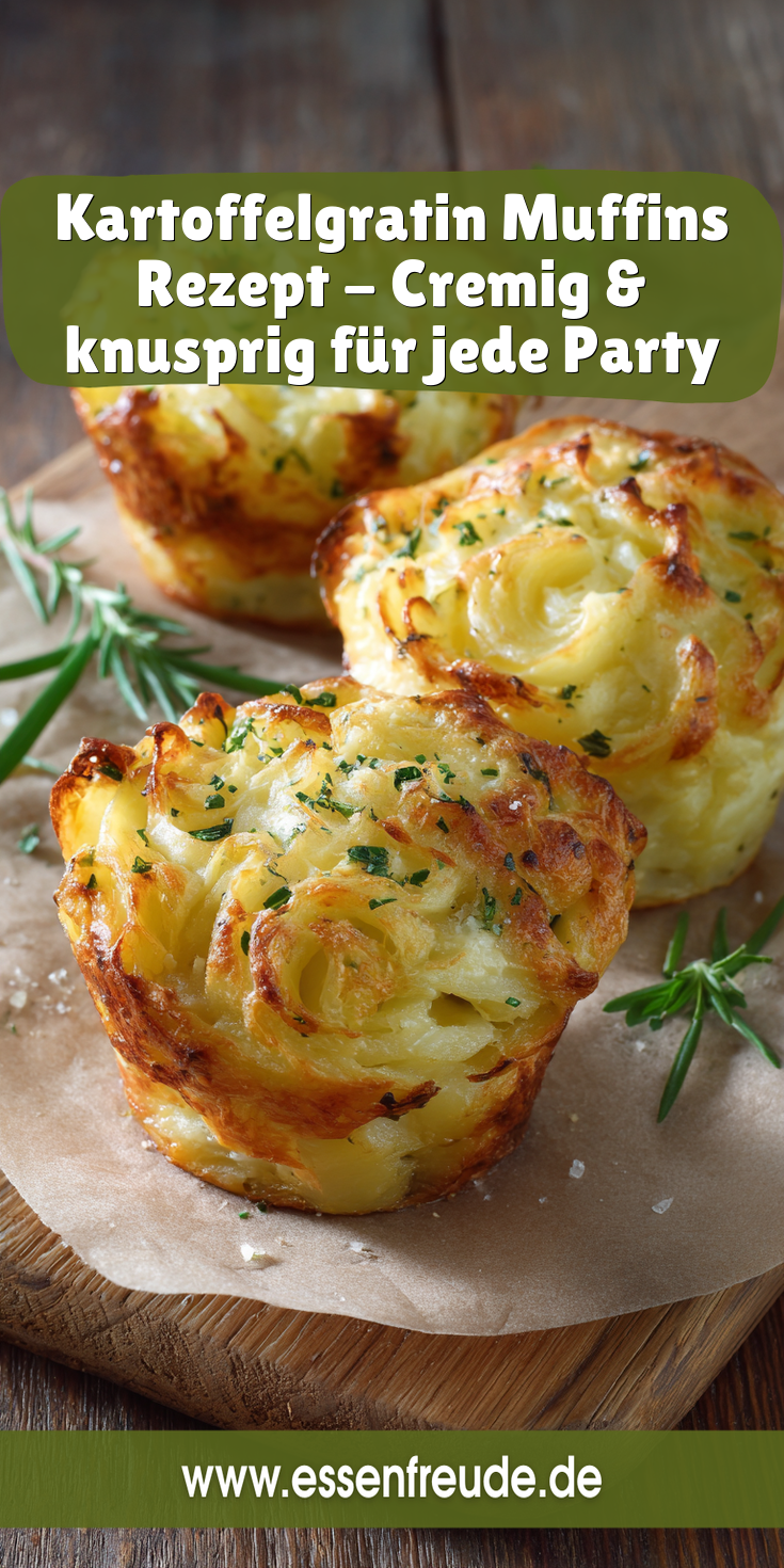 Kartoffelgratin-Muffins: Cremig, knusprig & perfekt für jede Gelegenheit!