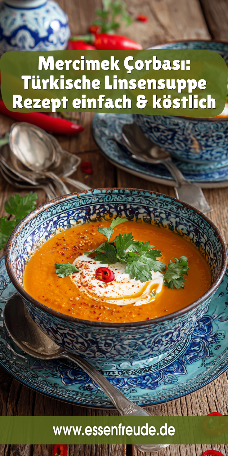 Mercimek Çorbası: Türkische Linsensuppe - Einfach & Köstlich!