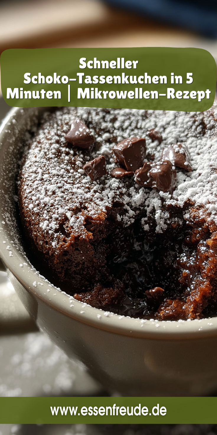 Schneller Schoko-Tassenkuchen in 5 Minuten!