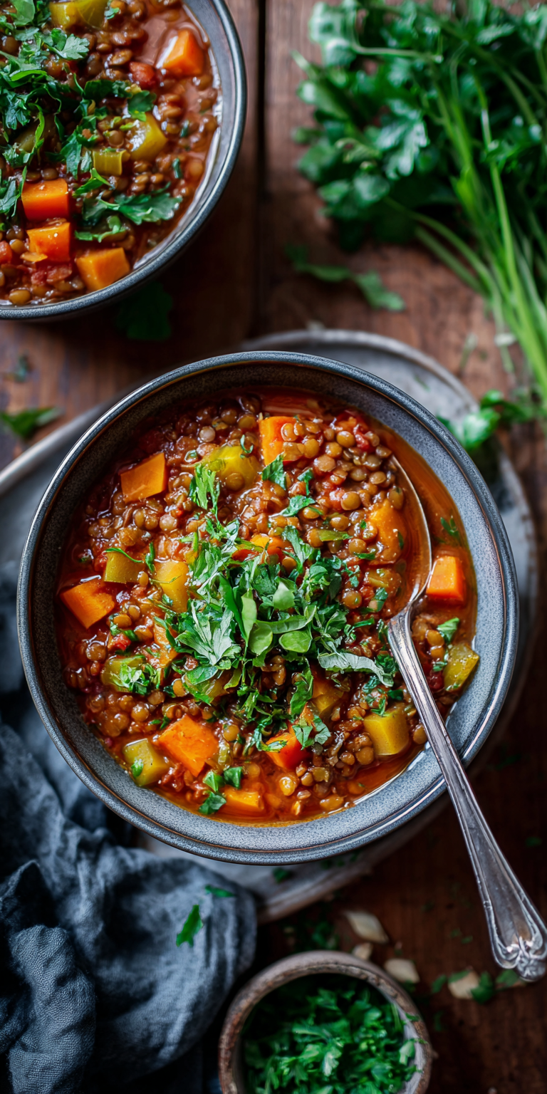Vegetarische Linsen-Bolognese: Cremig, proteinreich & einfach gemacht!