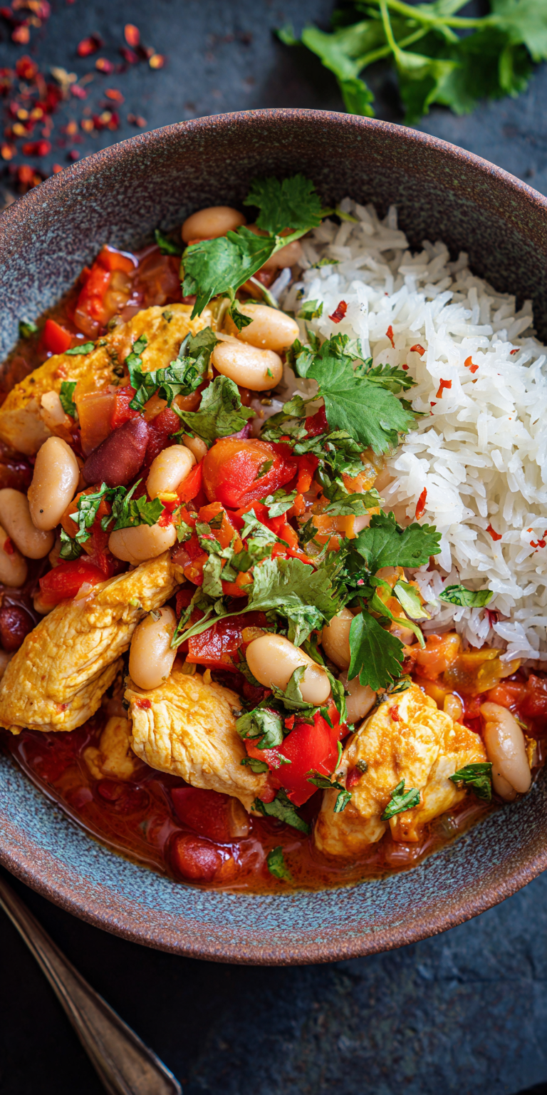 Weiße Hähnchen-Chili-Suppe mit Limette