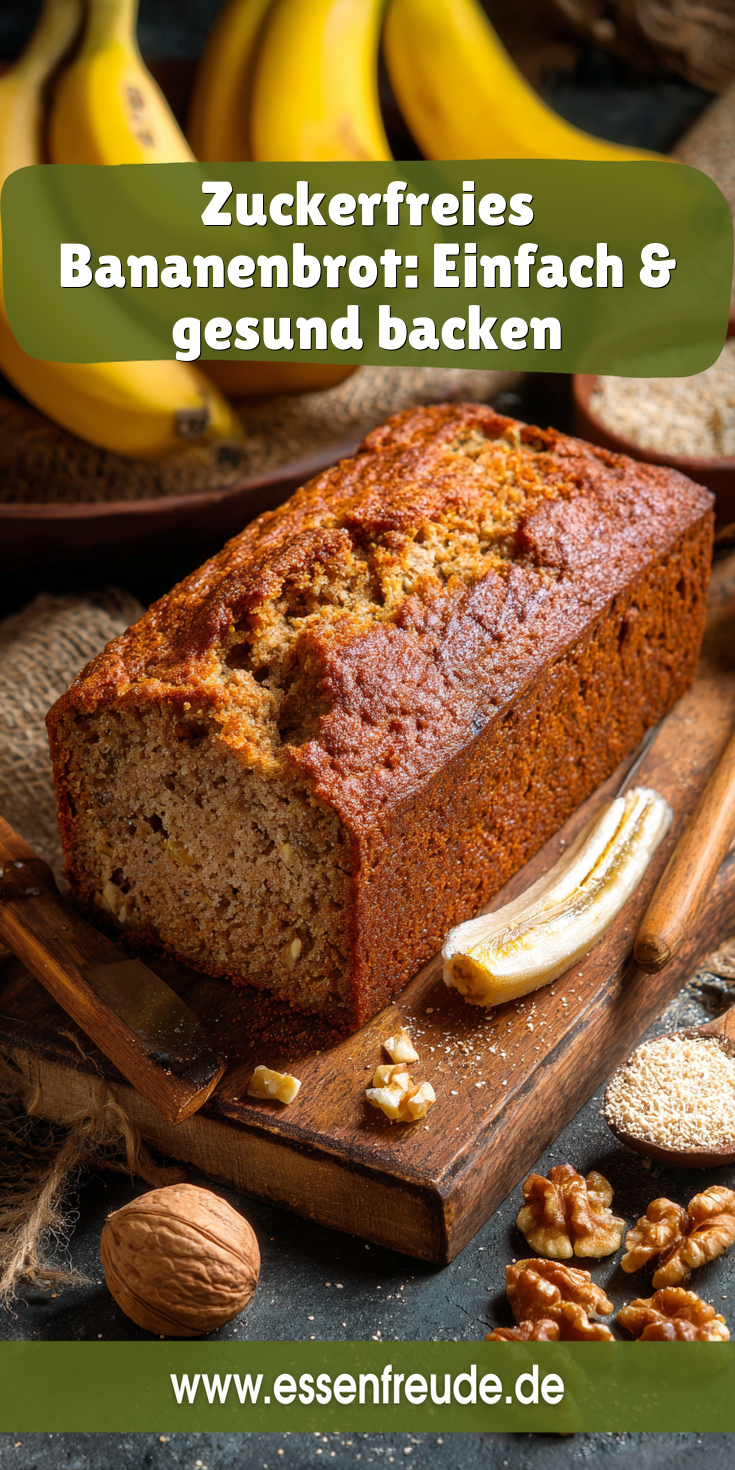 Zuckerfreies Bananenbrot: Einfach, gesund & unwiderstehlich lecker!
