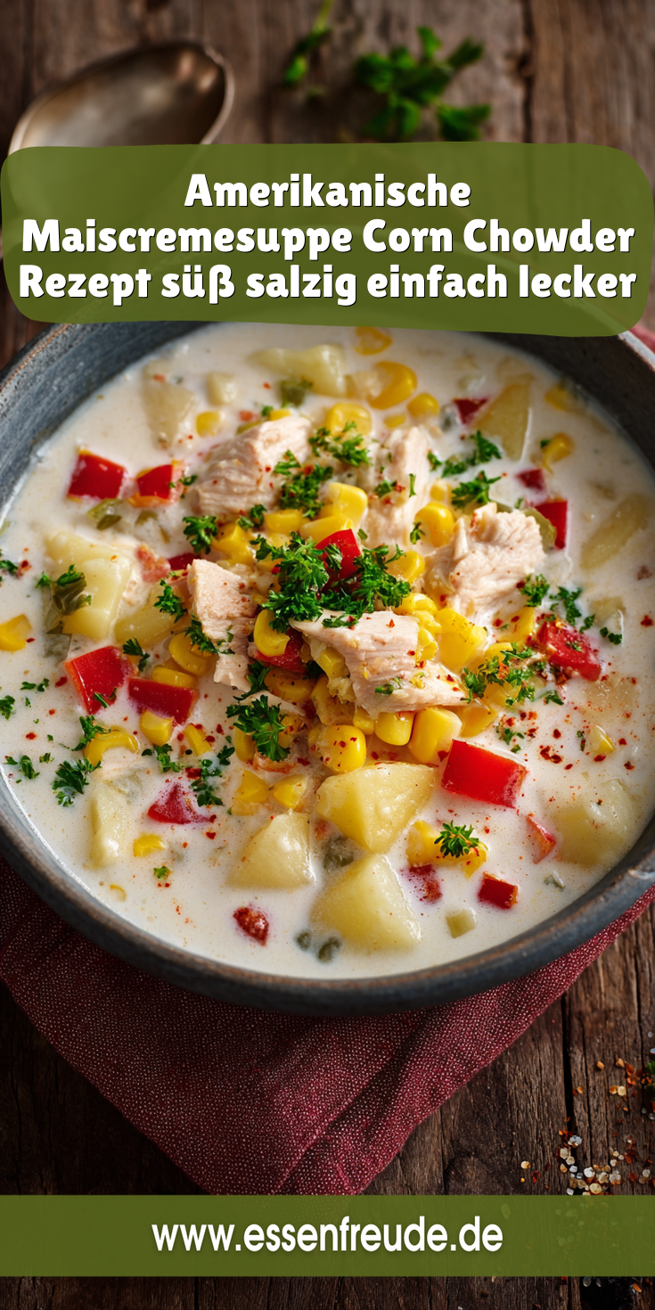 Amerikanische Maiscremesuppe (Corn Chowder) | Süß & Salzig 2026