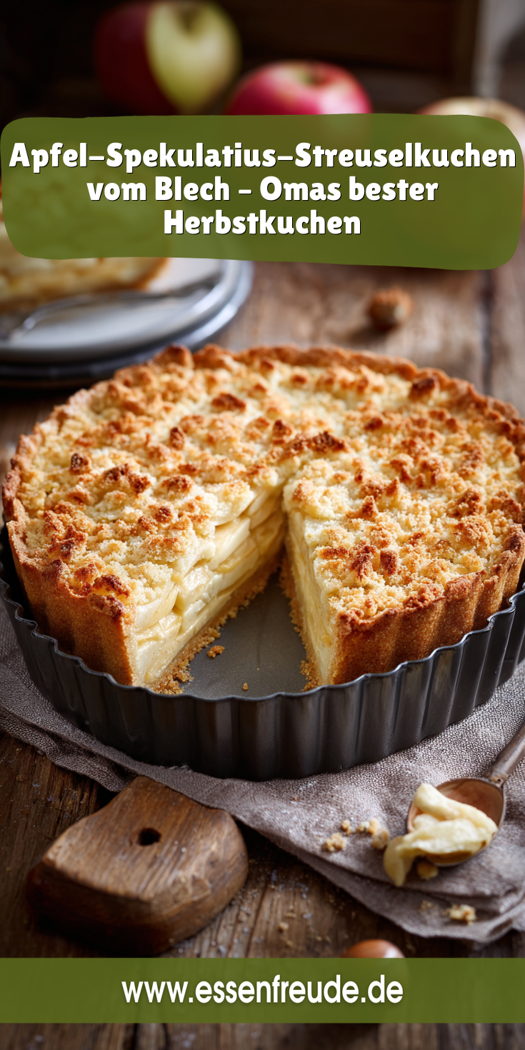 Apfel-Spekulatius-Streuselkuchen vom Blech | Omas Rezept 2026
