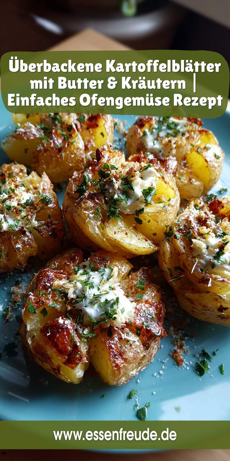 Überbackene Kartoffelblätter mit Butter & Kräutern | Foodporn 2026