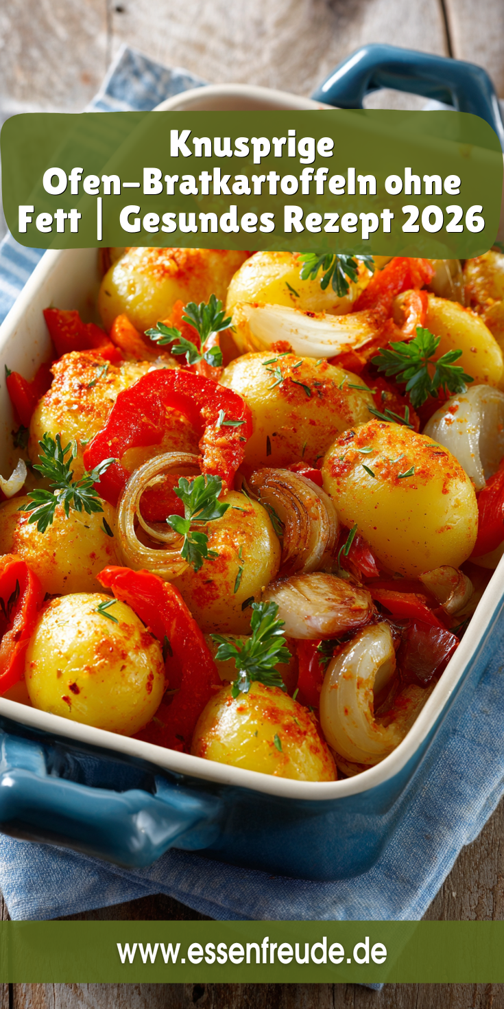 Bratkartoffeln aus dem Backofen: Knusprig ohne Fett | Gesund 2026