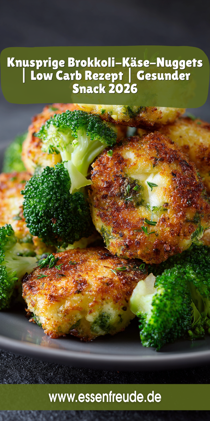 Brokkoli-Käse-Nuggets: Low Carb & Knusprig | Gesunde Snacks 2026