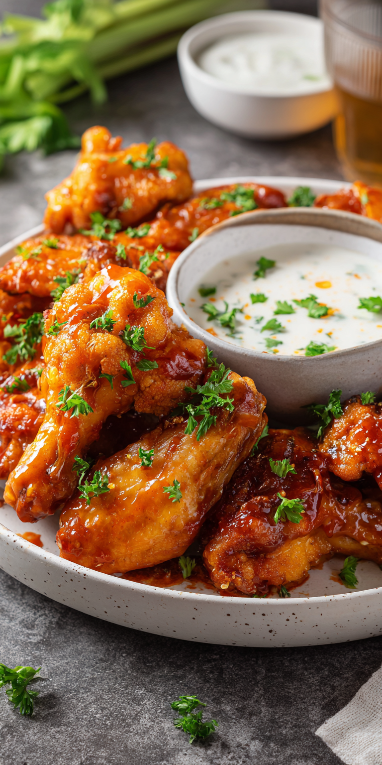 Buffalo-Blumenkohl Wings aus dem Airfryer | Low Carb Snacks 2026