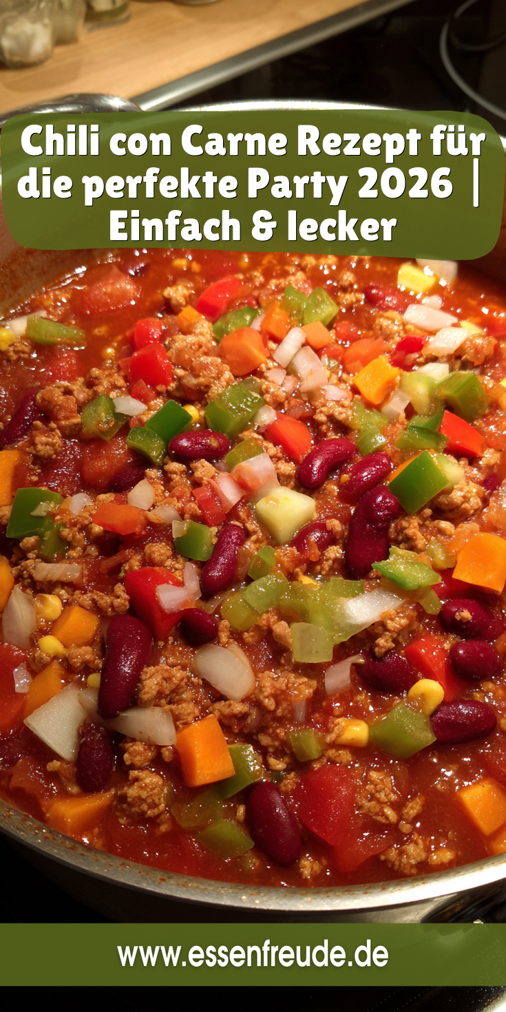 Chili con Carne: Das beste Partyrezept | Feiern 2026