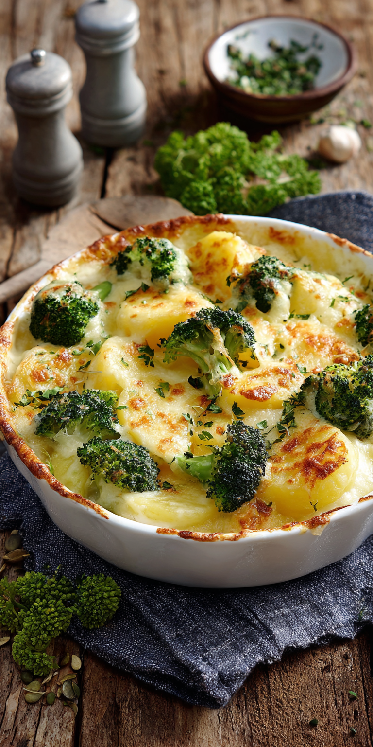 Cremige Brokkoli-Kartoffeln aus dem Ofen | Einfache Beilagen 2026