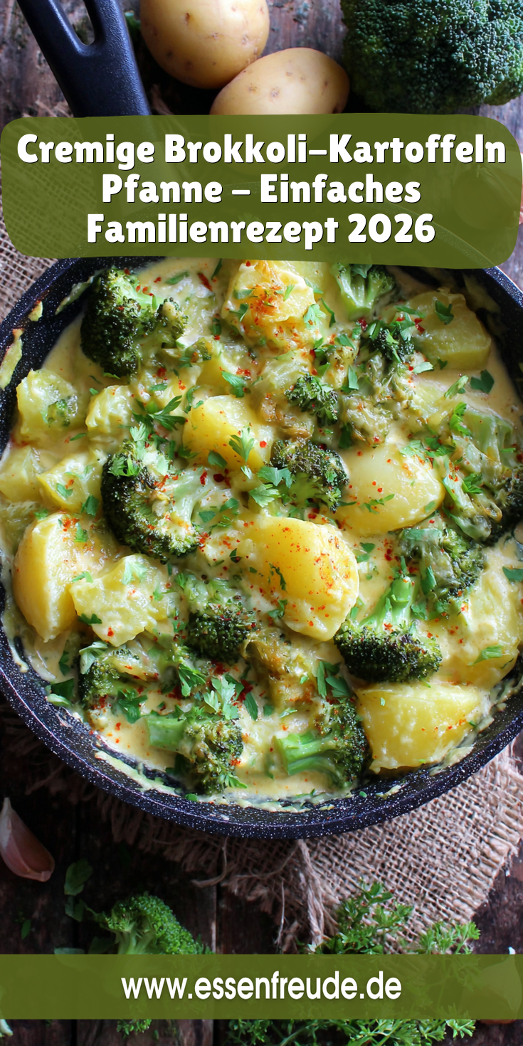 Cremige Brokkoli-Kartoffeln aus der Pfanne | Einfache Familienküche 2026