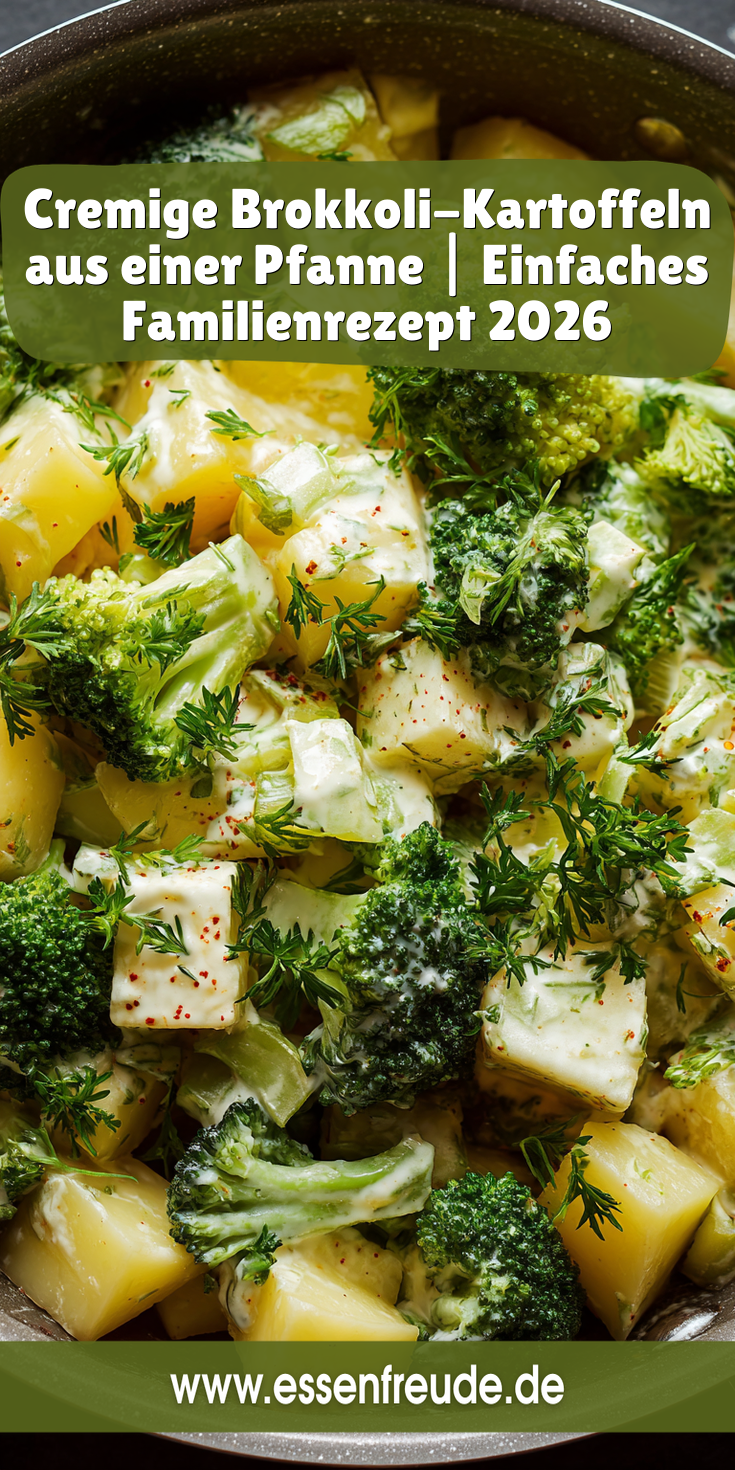 Cremige Brokkoli-Kartoffeln (One Pan) | Schnelle Familienküche 2026