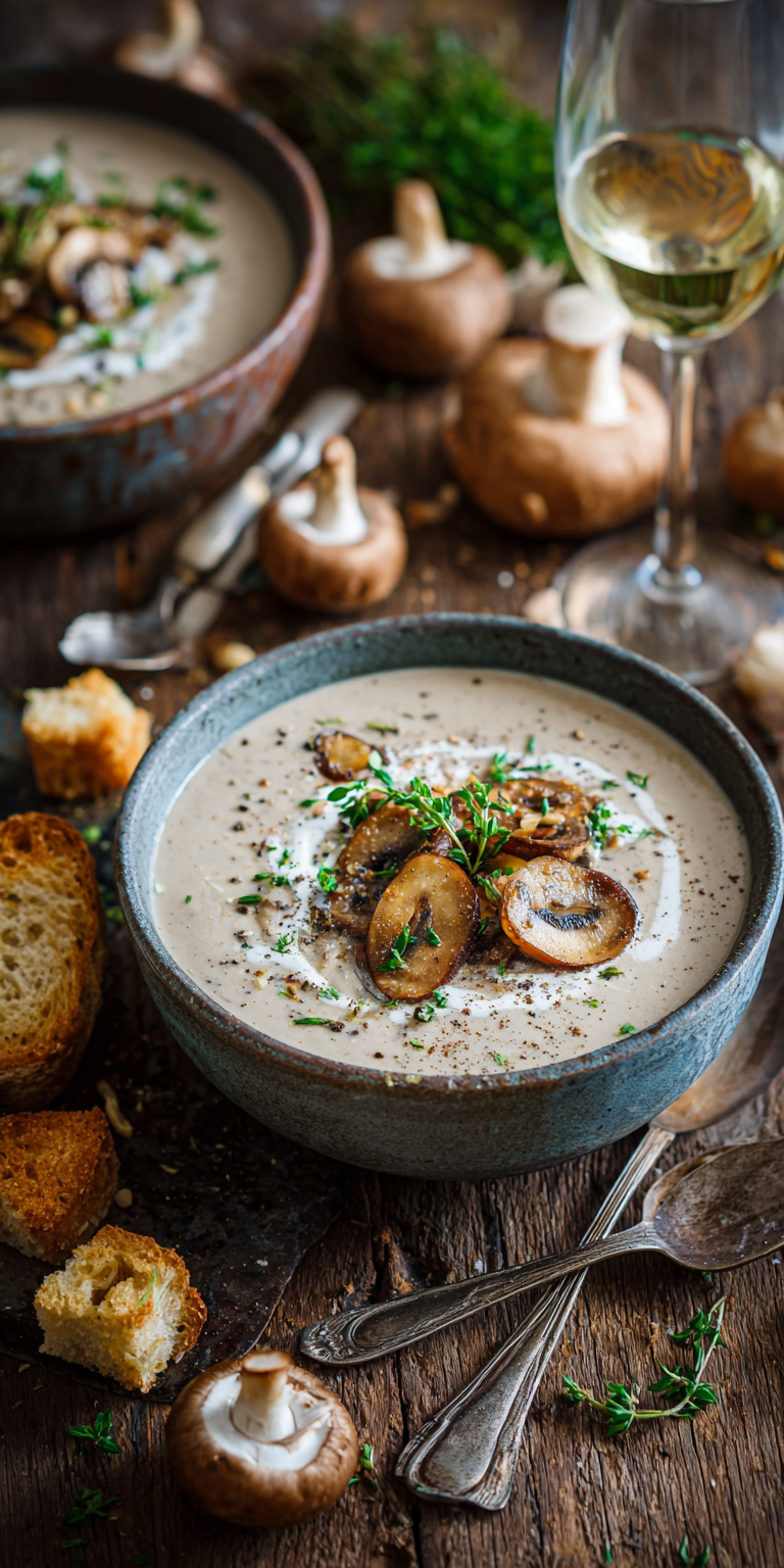 Cremige Pilzsuppe mit Sahne: Wärmend & Aromatisch | Soulfood 2026
