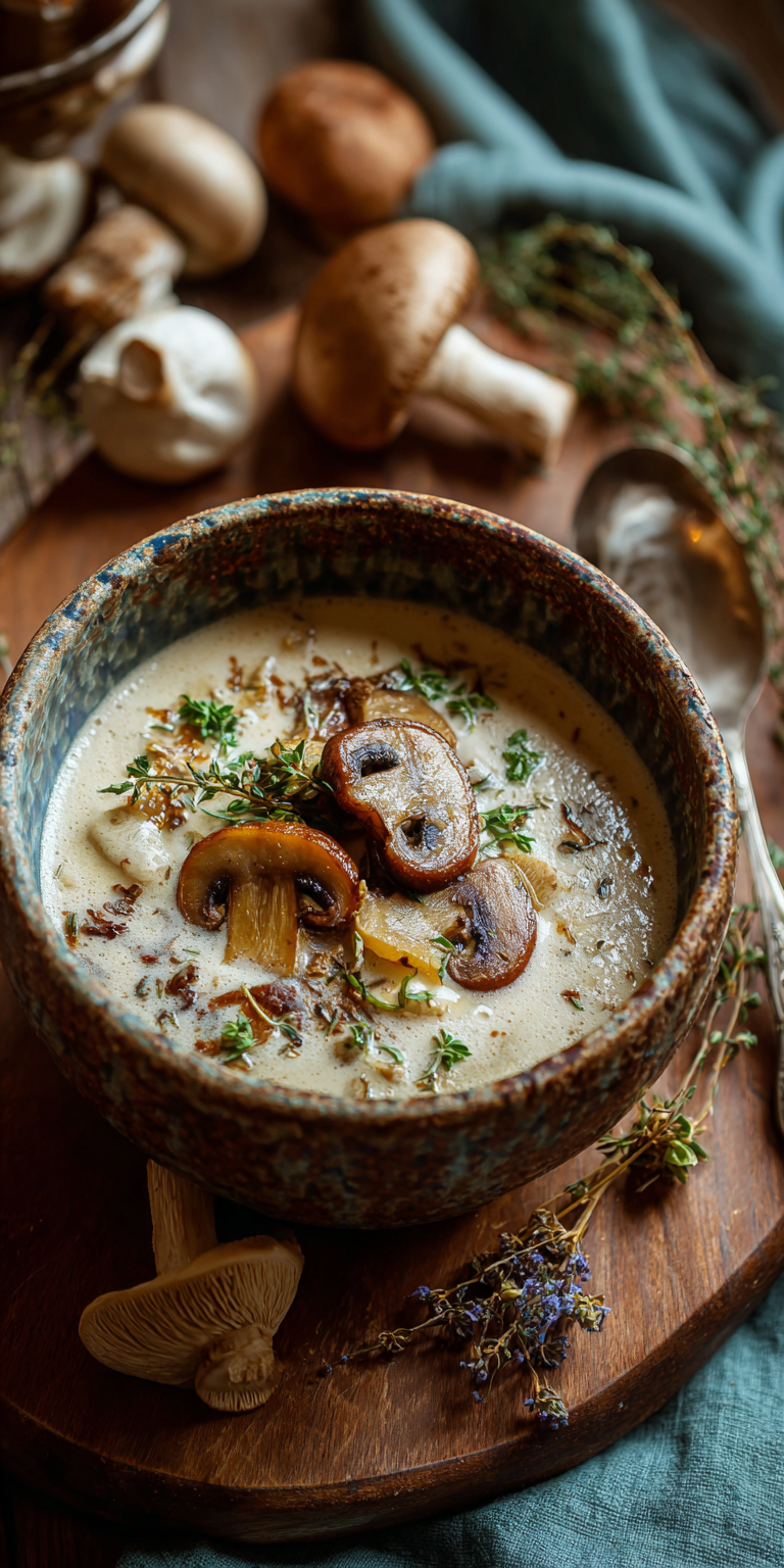 Cremige Pilzsuppe mit Sahne: Wärmend & Aromatisch | Soulfood 2026