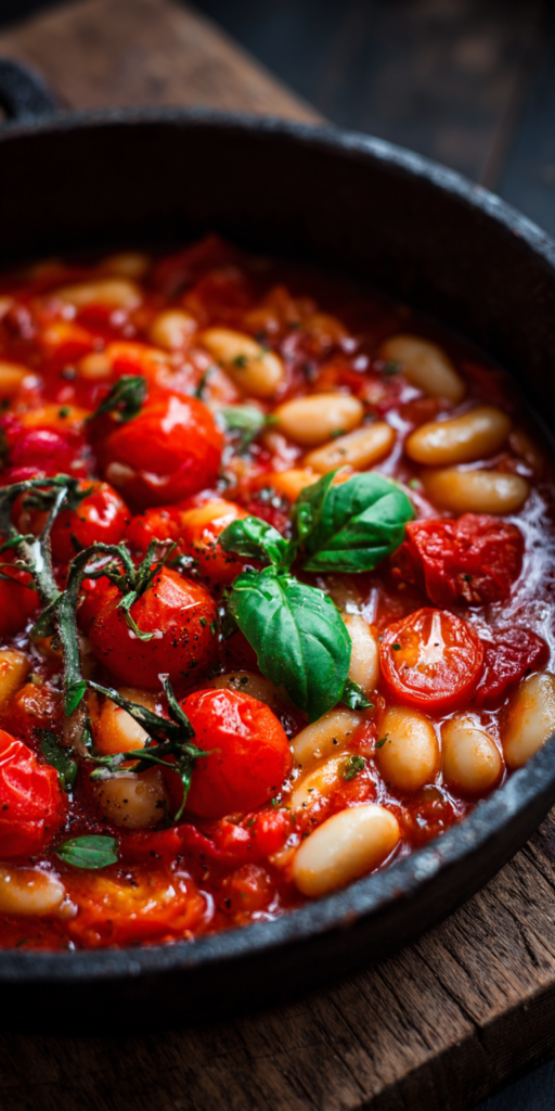 Cremige Tomaten-Bohnen-Pfanne: Vegan & Proteinreich | Gesunde Rezepte 2026