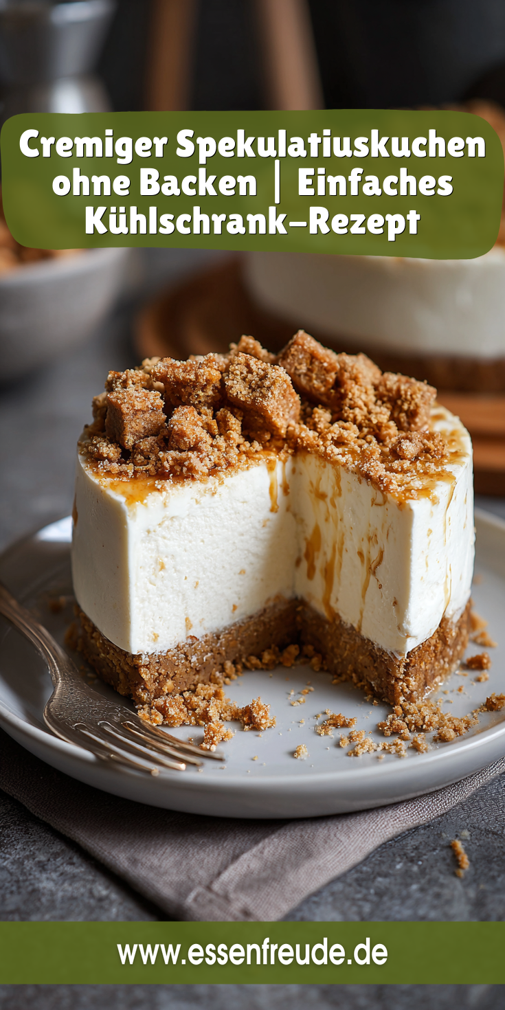 Cremiger Spekulatiuskuchen aus dem Kühlschrank | No Bake 2026