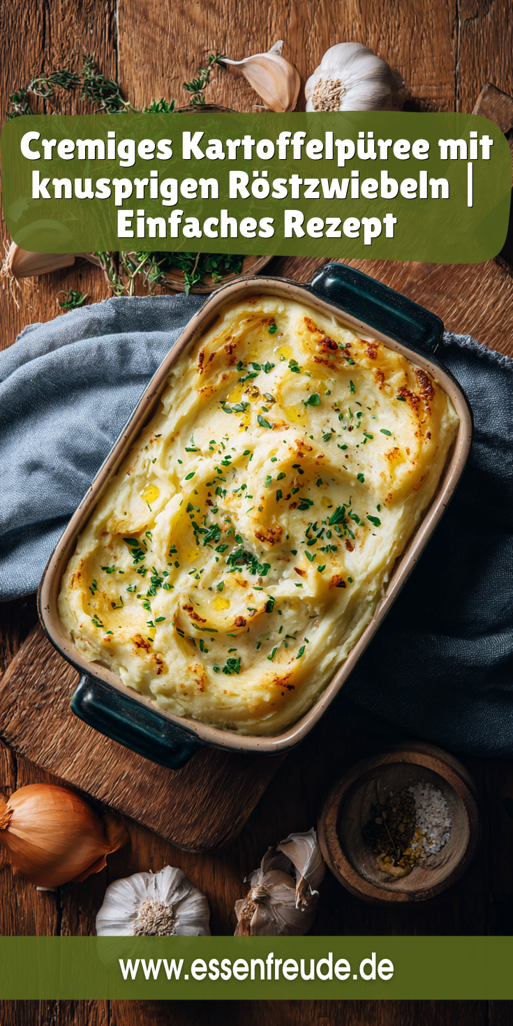 Cremiges Kartoffelpüree mit Röstzwiebeln | Hausmannskost 2026
