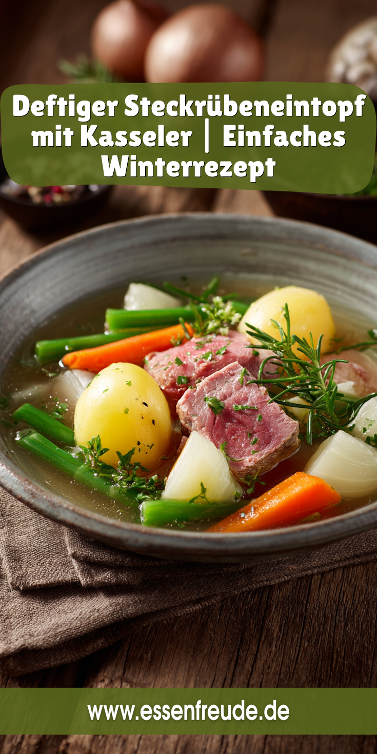 Deftiger Steckrübeneintopf mit Kasseler | Alte Schule 2026
