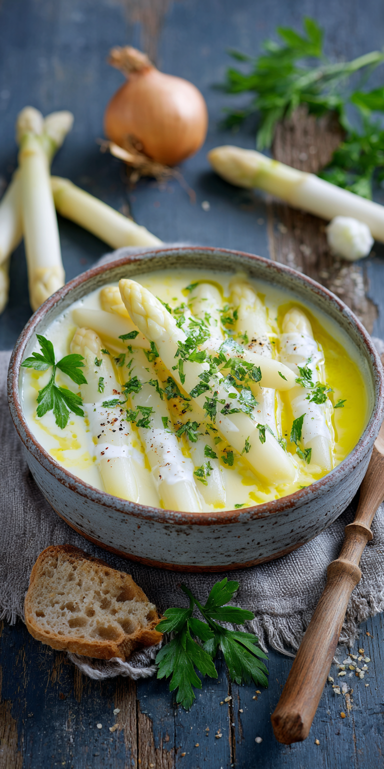 Edle Spargelcremesuppe (Weißer Spargel) | Saison 2026