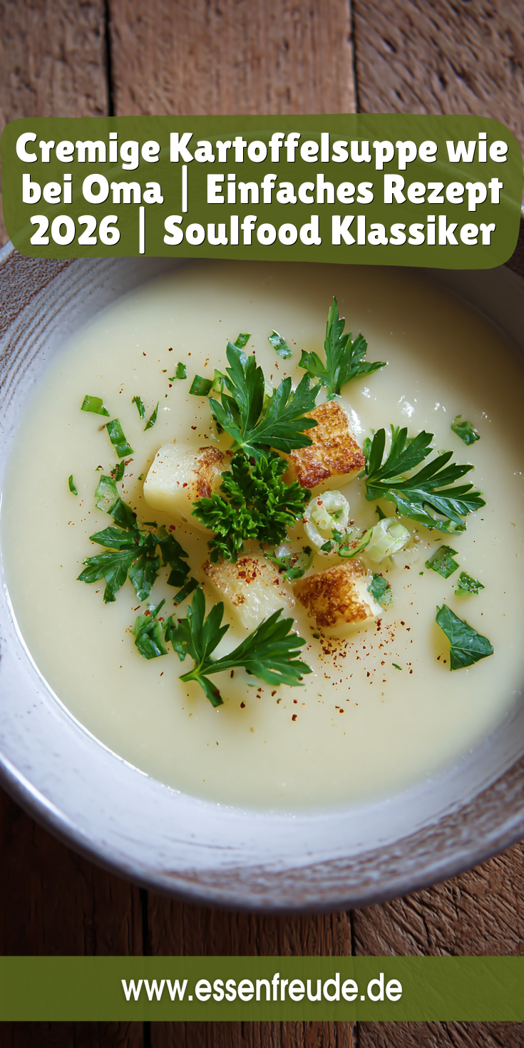 Einfache Kartoffelsuppe wie bei Oma (Cremig) | Klassiker 2026