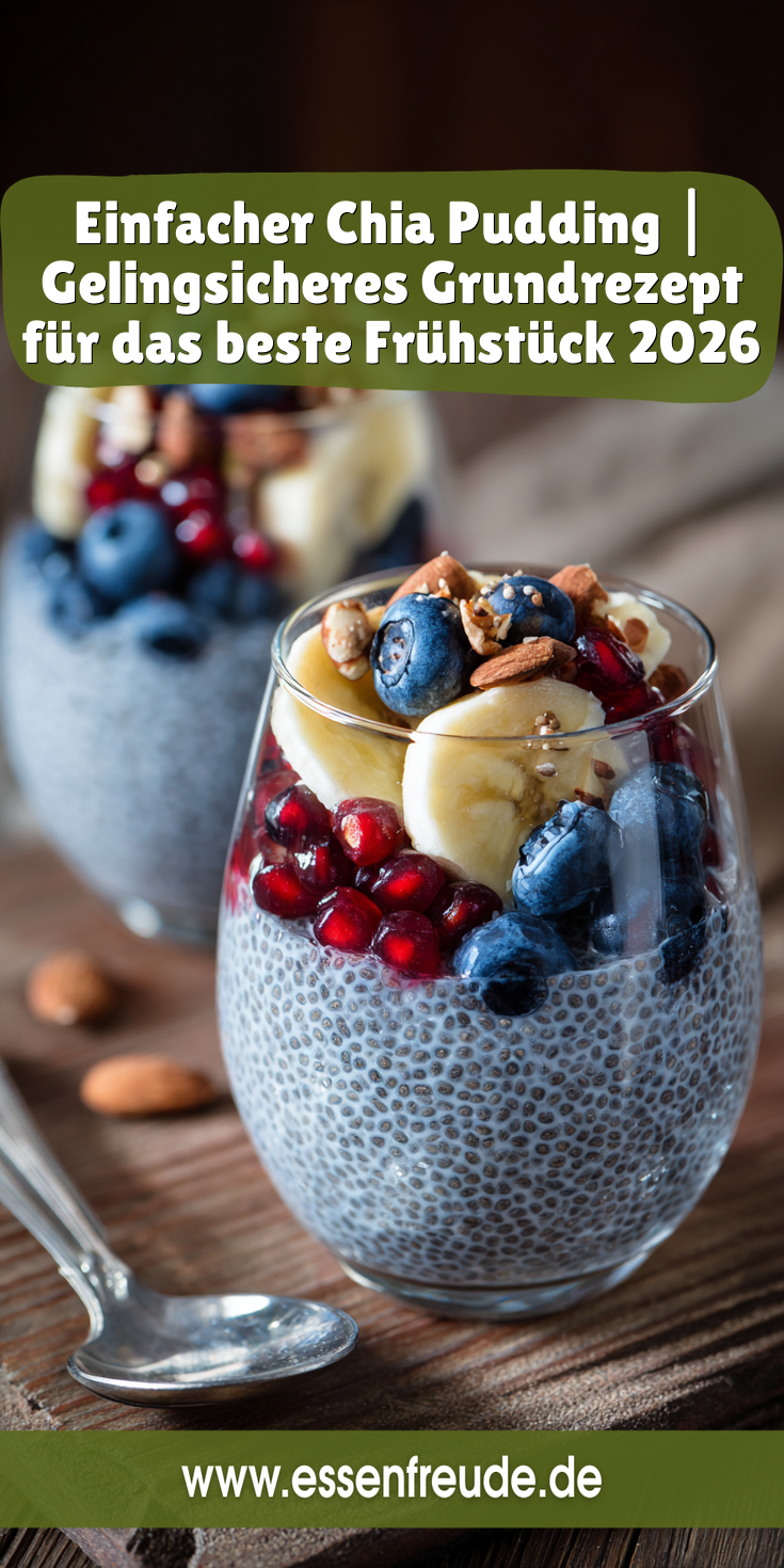 Einfacher Chia Pudding: Das gelingsichere Grundrezept | Beste Frühstücksideen 2026