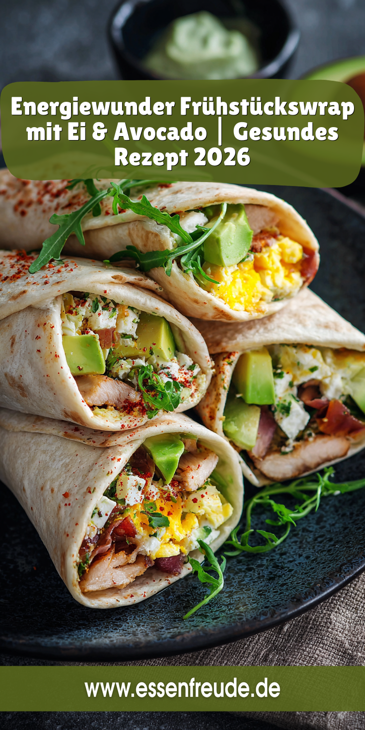 Energiereicher Frühstückswrap mit Ei & Avocado | Gesund 2026