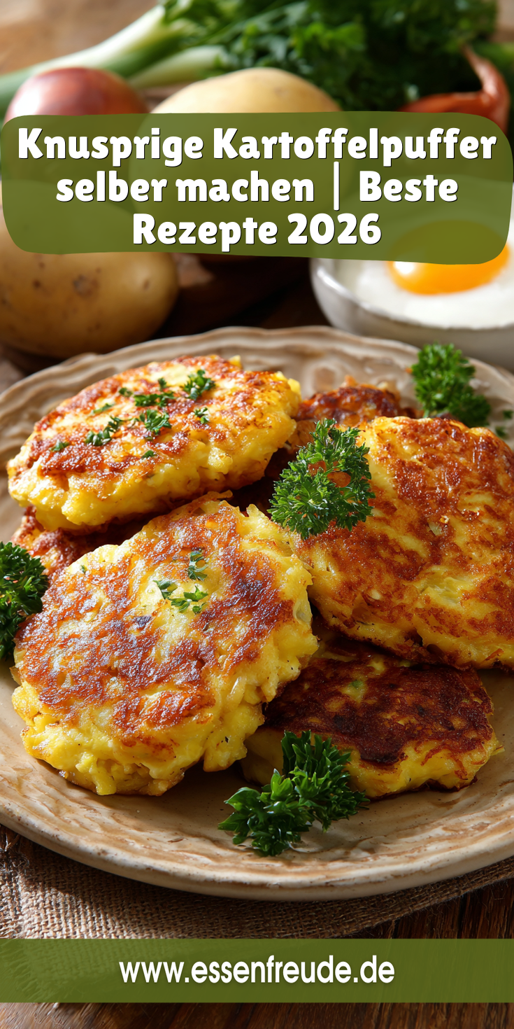 Extra knusprige Kartoffelpuffer selber machen | Beste Kartoffel Rezepte 2026
