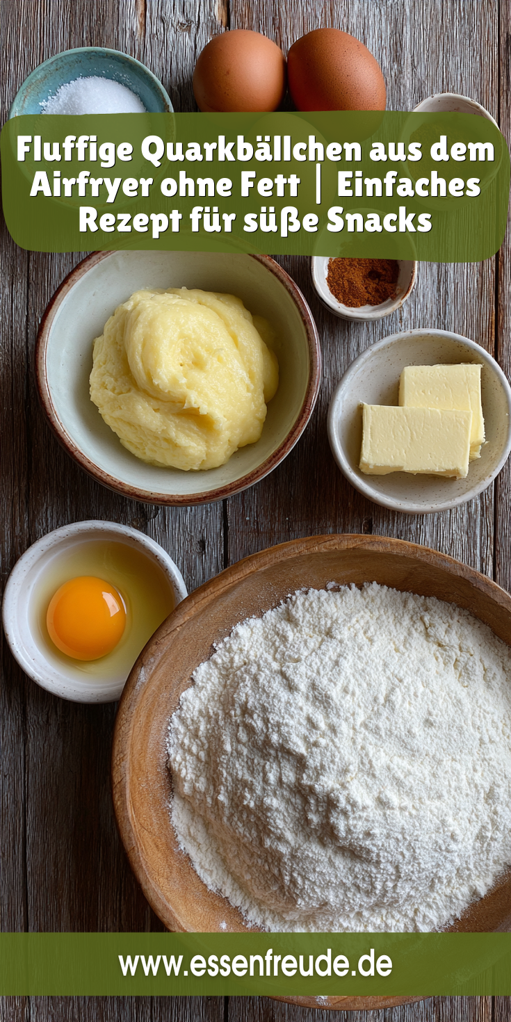 Fluffige Quarkbällchen aus dem Airfryer (Ohne Fett) | Süße Snacks 2026