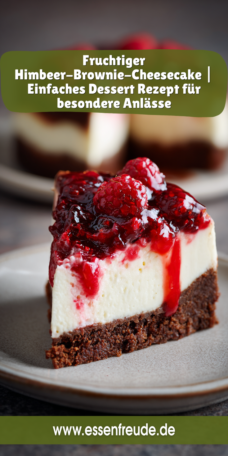 Fruchtiger Himbeer-Brownie-Cheesecake | Festliche Torten 2026