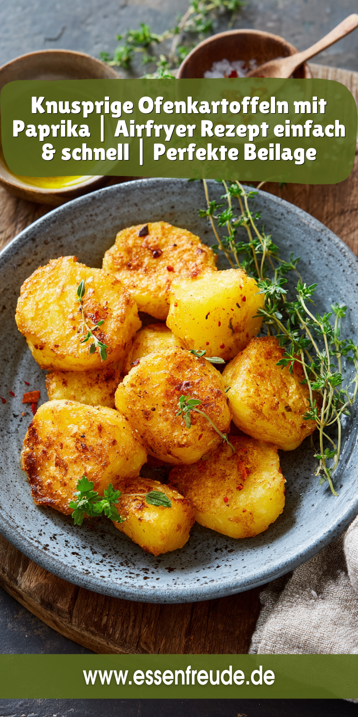 Gebackene Kartoffelwürfel mit Paprika-Gewürz | Airfryer 2026