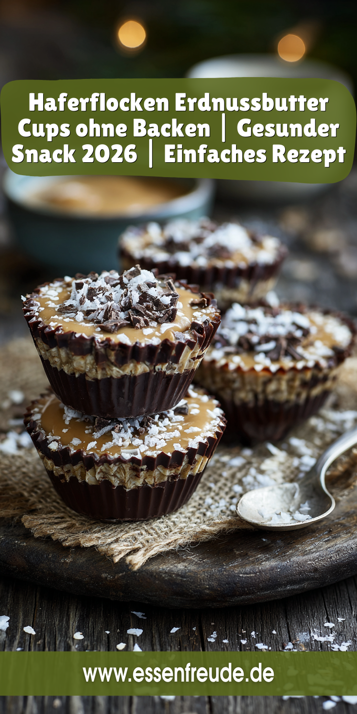 Haferflocken-Erdnussbutter-Cups: Snack ohne Backen | Gesund 2026