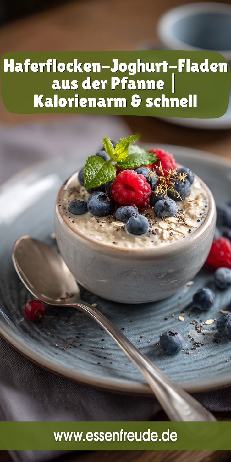 Haferflocken-Joghurt-Fladen aus der Pfanne | Kalorienarm 2026
