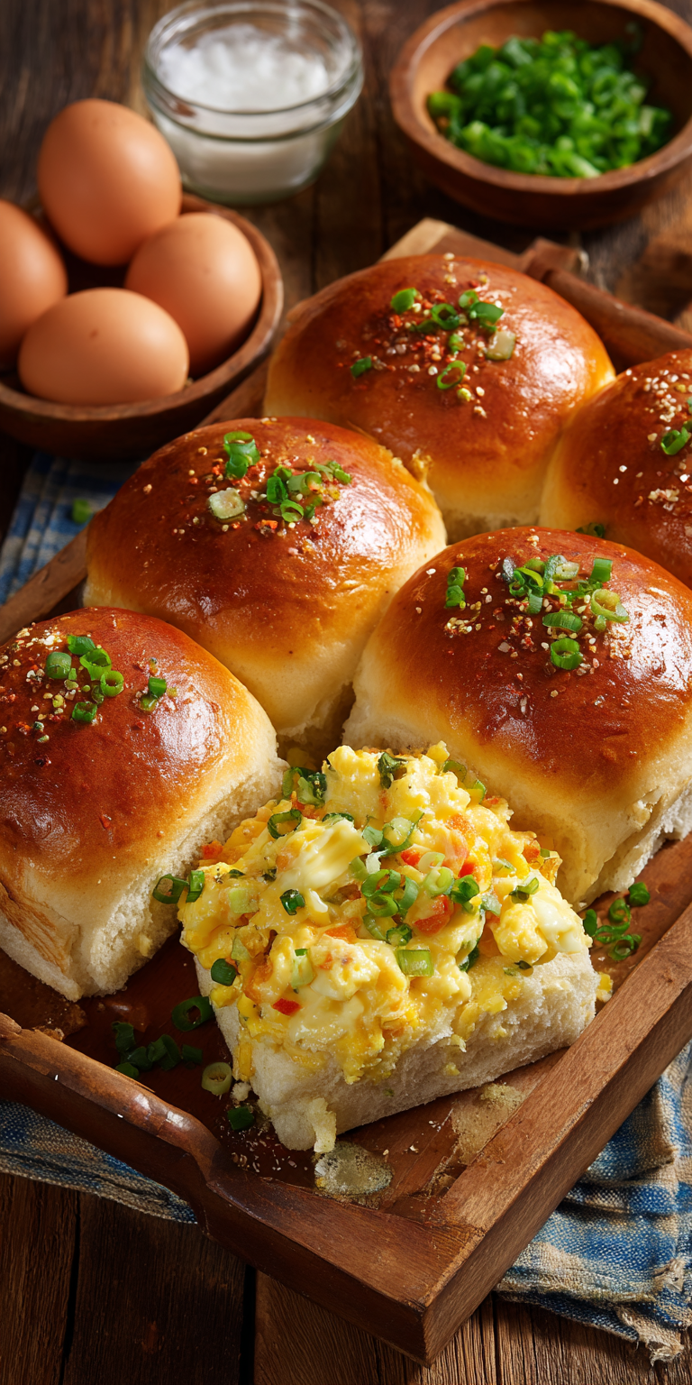 Herzhafte Frühstücksrollen mit Rührei & Käse | Power Frühstück 2026