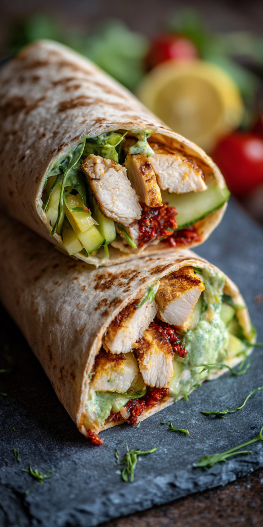 Hähnchen Wraps: Schnell & Gesund für unterwegs | Meal Prep 2026