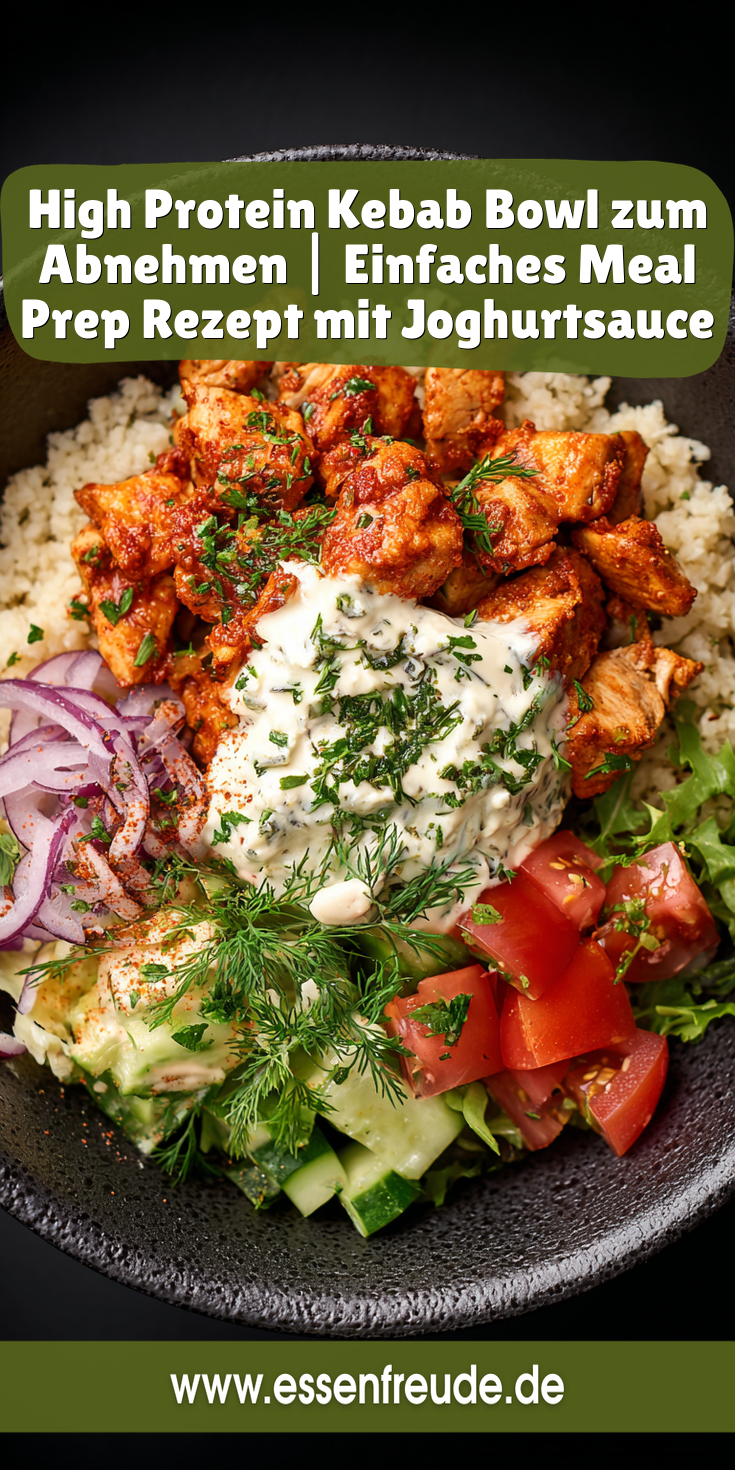 High Protein Kebab-Bowl mit Joghurtsauce | Abnehmen 2026