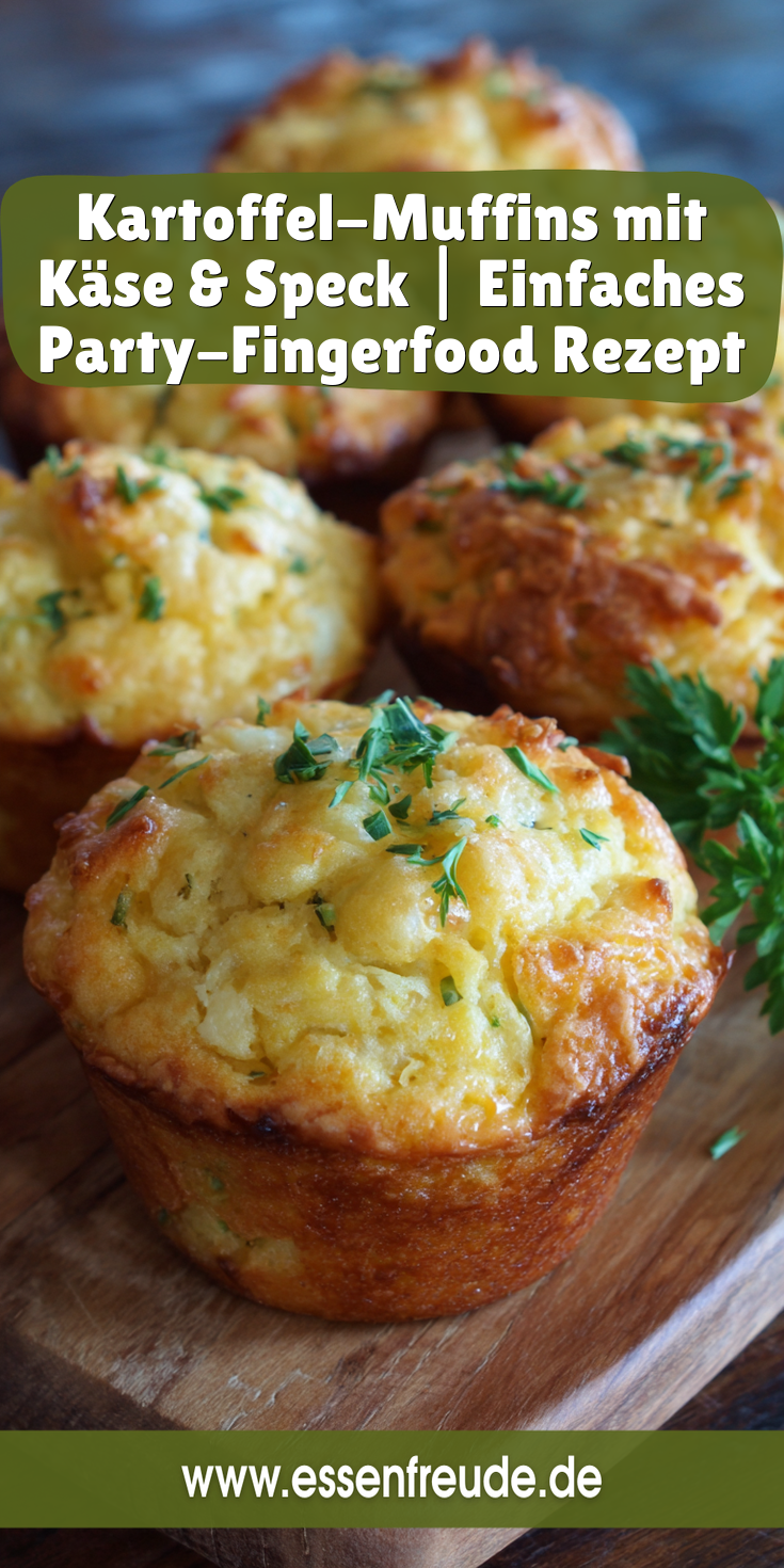 Kartoffel-Muffins mit Käse & Speck | Party Rezepte 2026