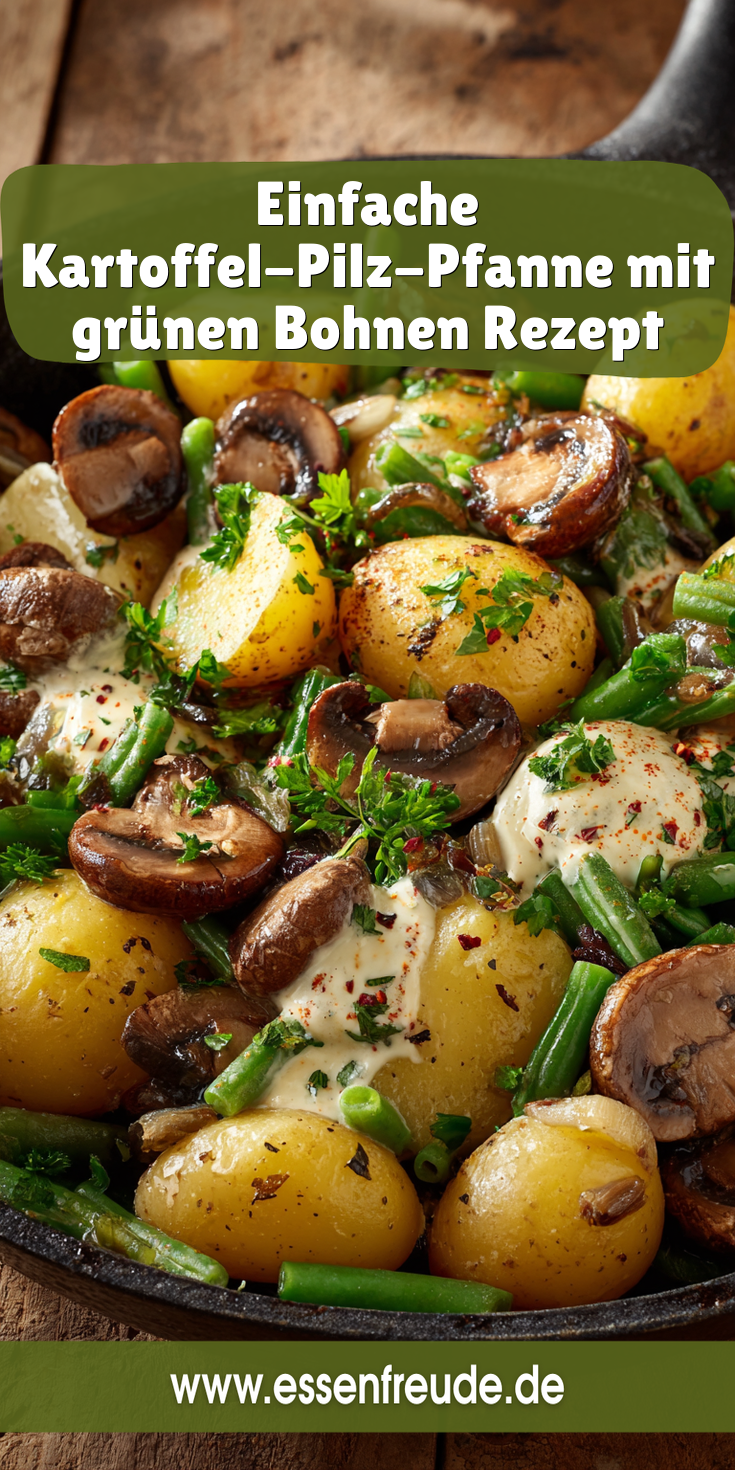 Kartoffel-Pilz-Pfanne mit grünen Bohnen | Madame Cuisine Art 2026