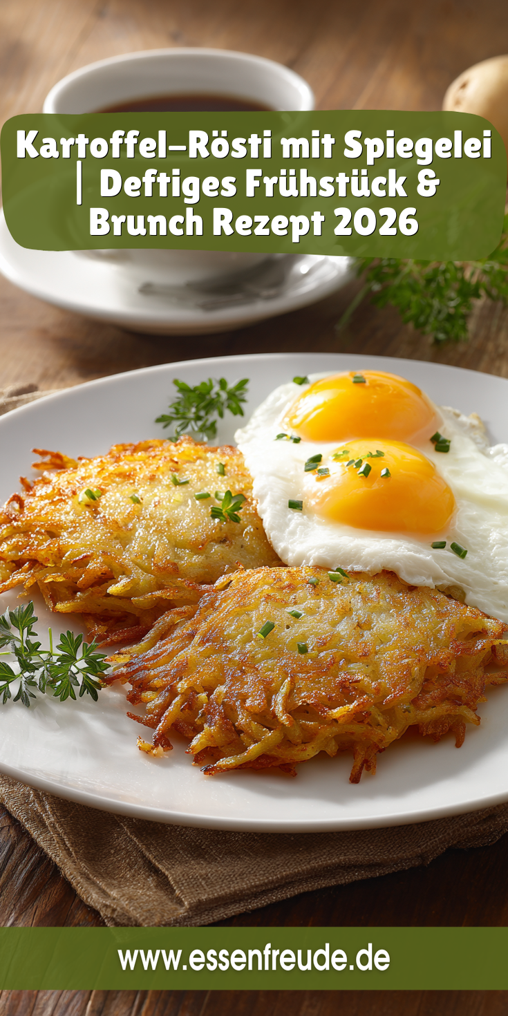 Kartoffel-Rösti mit Spiegelei | Deftiges Frühstück 2026
