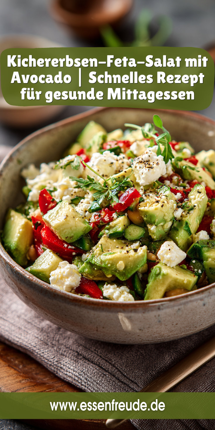 Kichererbsen-Feta-Salat mit Avocado | Schnelle Salate 2026