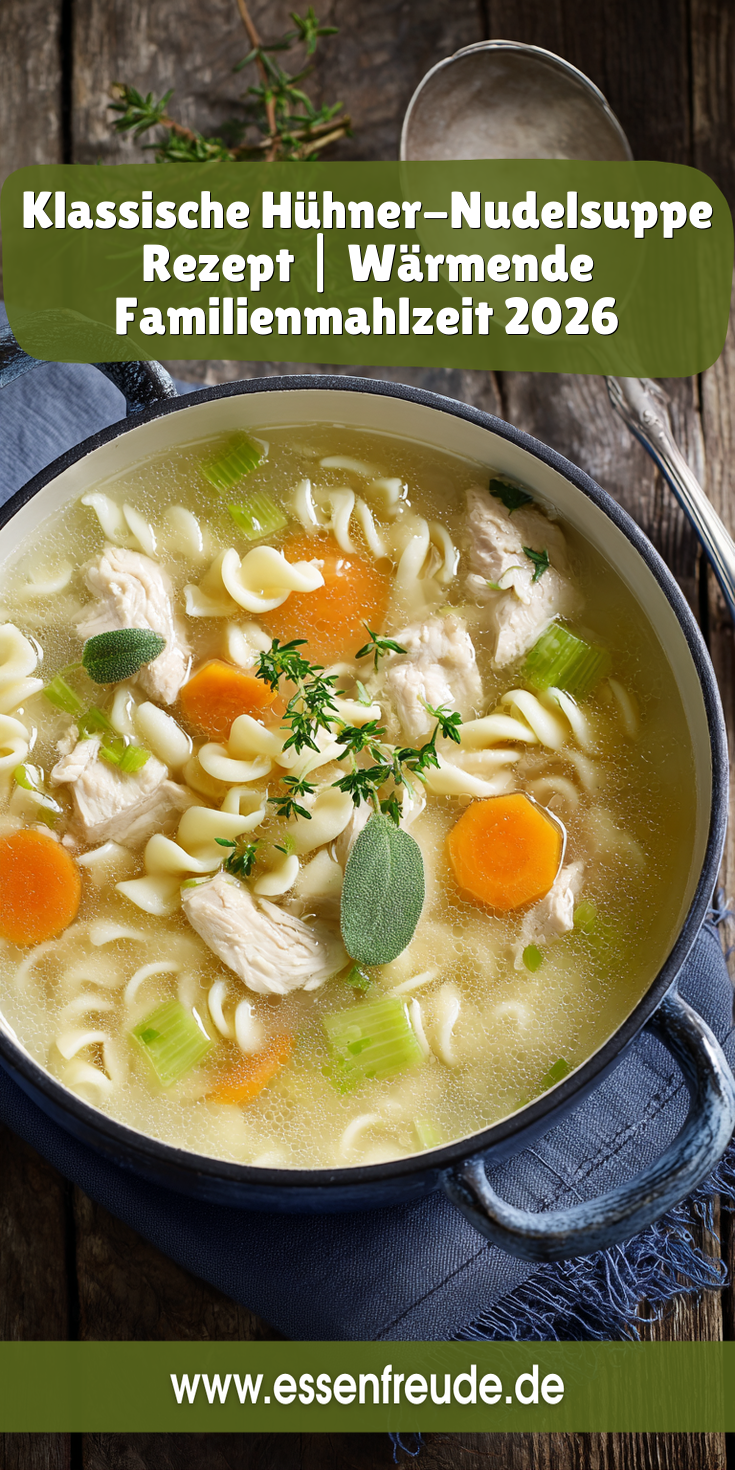 Klassische Hühner-Nudelsuppe | Wärmt von Innen 2026