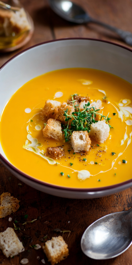 Klassische Kürbiscremesuppe mit Ingwer | Herbst Klassiker 2026