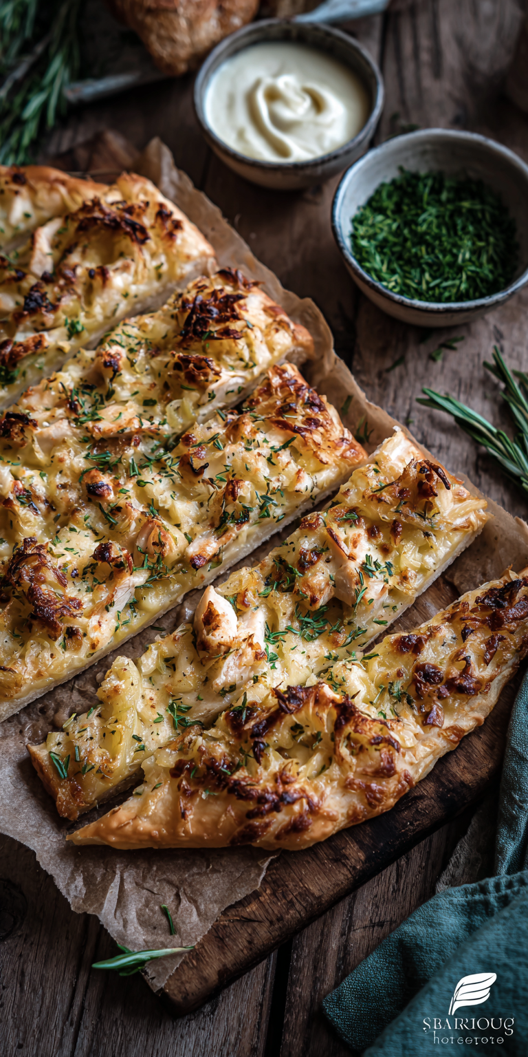 Knusprige Flammkuchen-Schnecken aus Blätterteig | Party Buffet 2026