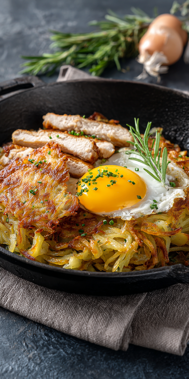 Knusprige Kartoffel-Zwiebel-Pfannkuchen | Einfaches Abendessen 2026